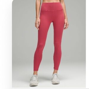 Lululemon Wunder Train High-Rise Tight 25” Vintage Rose - Size 8